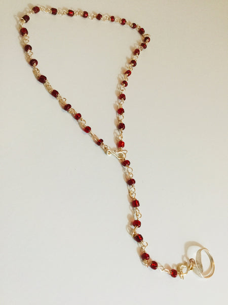 Ruby Woven Link All Around Chain