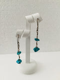 Double Turquoise Dangle Earrings